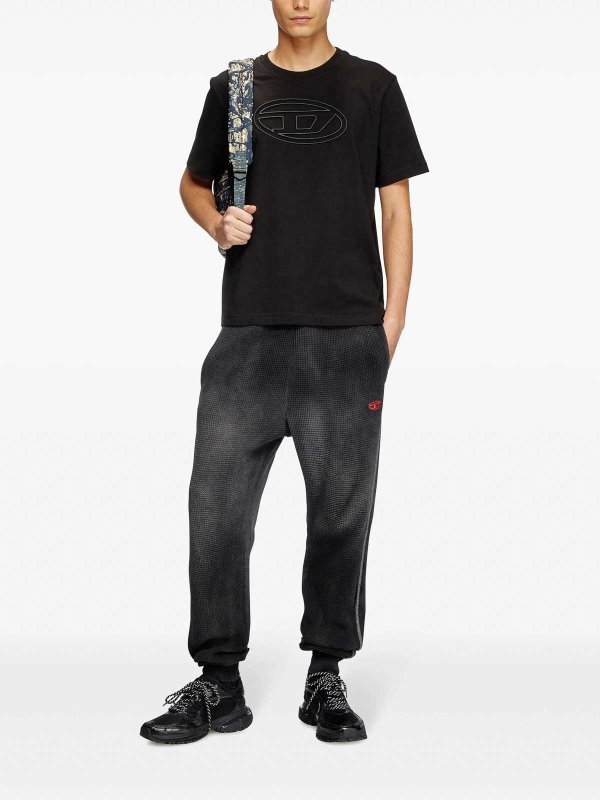 DIESEL: T-shirts online - T-Shirt - Noir