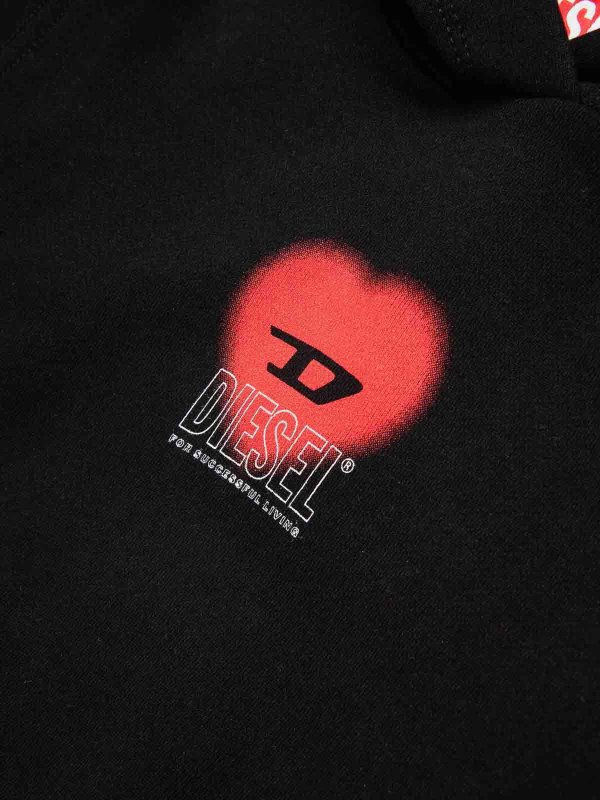 The Best Shops DIESEL: Sweatshirts und Pullover - Sweatshirt - Schwarz