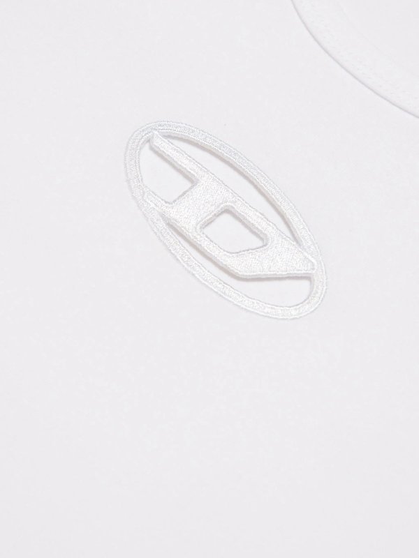 DIESEL: Strickpullover mit Rundhalsausschnitt online - Rundhalspullover - Schwarz