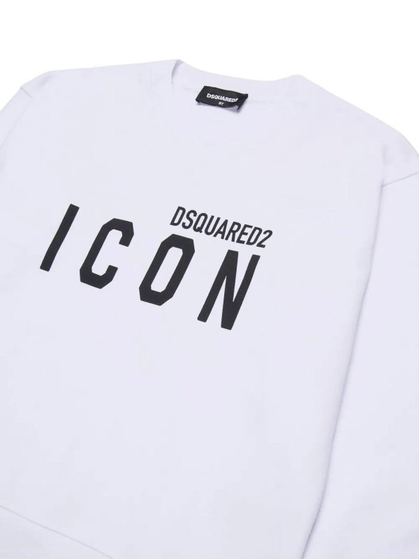 DSQUARED2: Sweatshirts & Pulls online - Sweat-Shirts - Blanc