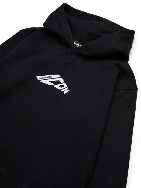 The Best Shops DSQUARED2: Sweatshirts und Pullover - Sweatshirt - Schwarz