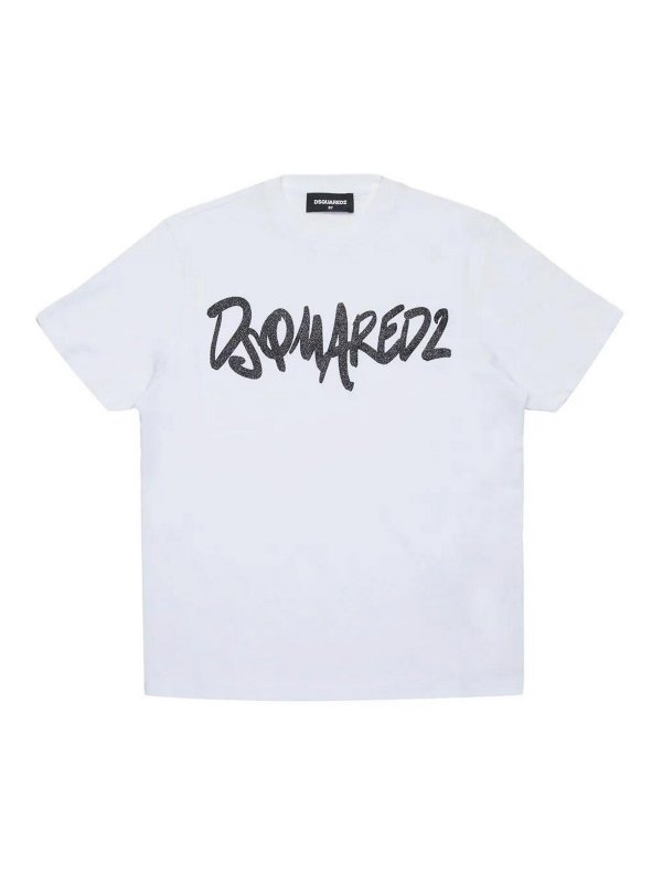 DSQUARED2: T-shirts - T-Shirt - Blanc