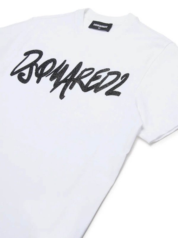 DSQUARED2: T-shirts online - T-Shirt - Blanc