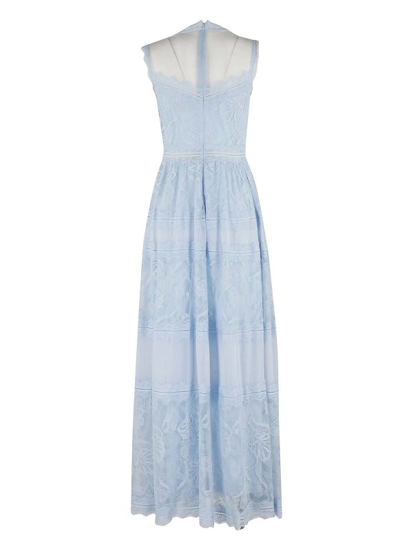 ERMANNO FIRENZE: ニーレングスドレス online - 膝丈ドレス - ライトブルー