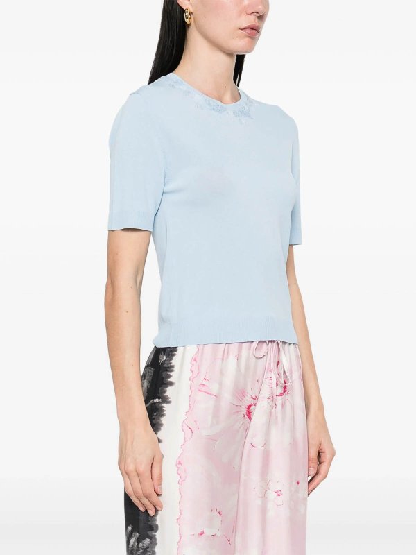 ERMANNO FIRENZE buy online U-Boot-Pullover - Hellblau