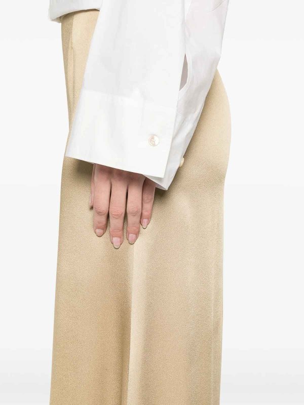 The Best Shops FORTE FORTE: ニーレングススカート＆ミディ丈 - 膝丈/ミディスカート - ベージュ