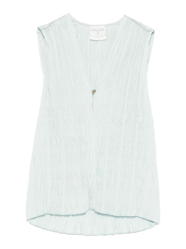 FORTE FORTE: トップス＆タンクトップ - トップ/タンクトップ - ライトブルー