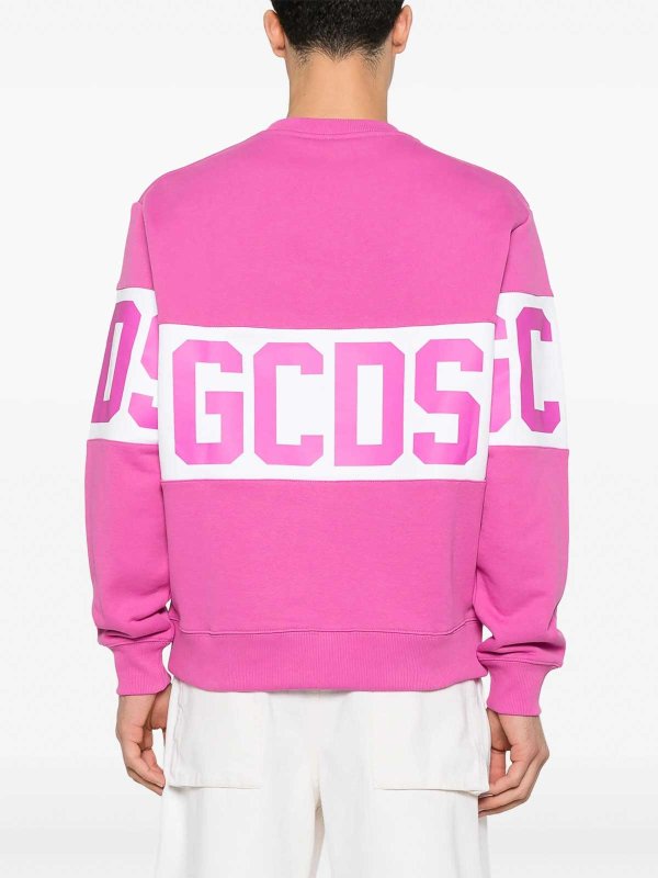 Pull Col Rond - Fuchsia shop online: GCDS