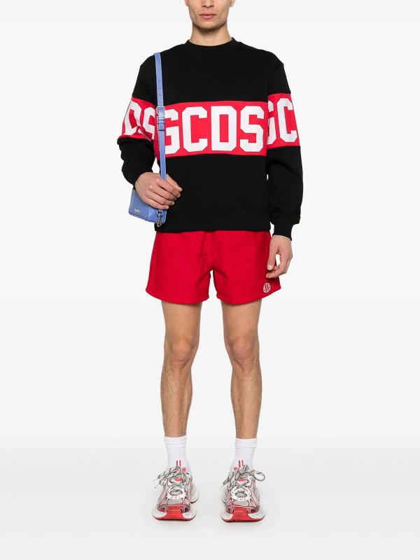 Rundhalspullover - Schwarz shop online: GCDS