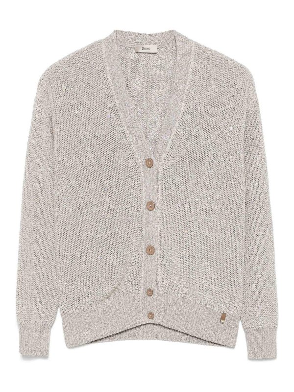 HERNO: Cárdigans - Cárdigan - Marrón Topo