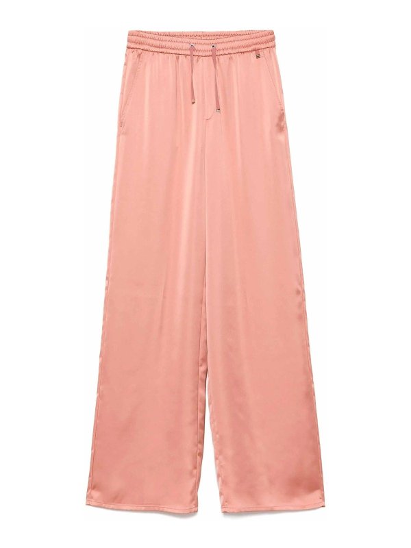 HERNO: Pantalones casual - Pantalón Casual - Rosado Oscuro