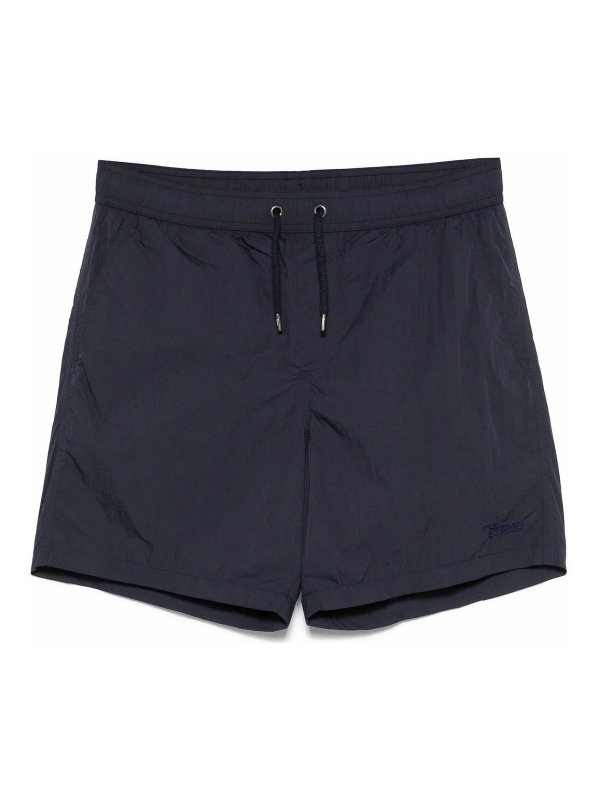 HERNO: Hosen Shorts - Shorts - Blau