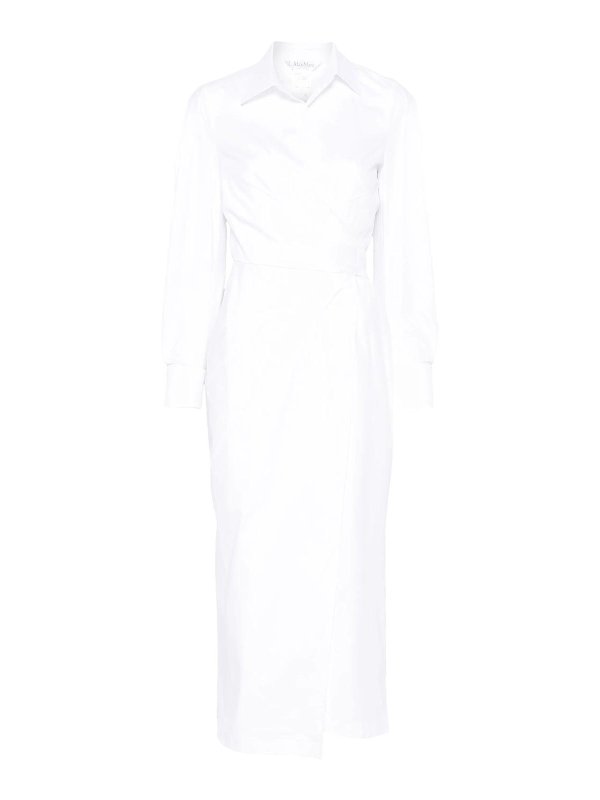 Max Mara: ニーレングスドレス - 膝丈ドレス - グレー