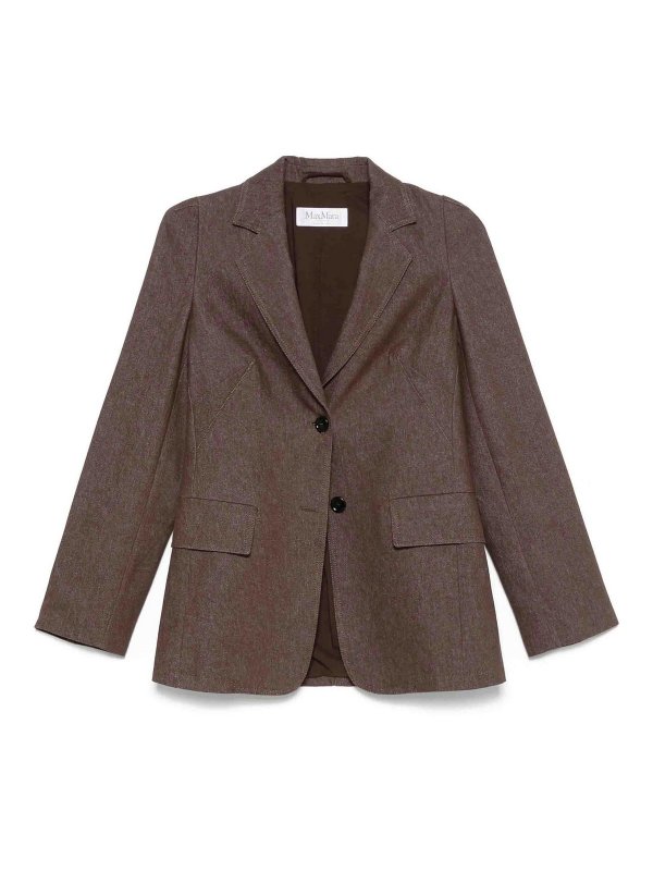 Max Mara Blazer - Grey - Women | 2511041023600002C | thebs.com