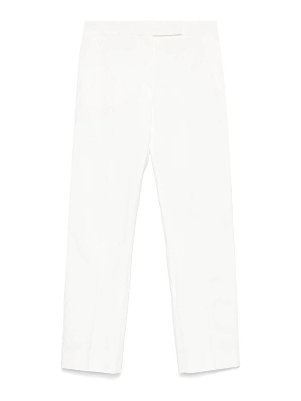 Max Mara: Pantalones casual - Pantalón Casual - Blanco