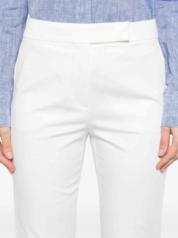 Max Mara: Pantalones casual online - Pantalón Casual - Blanco