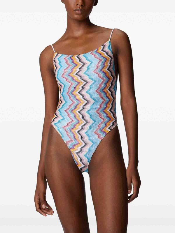 MISSONI: Maillots une pièce  online - Maillot De Bain - Bleu