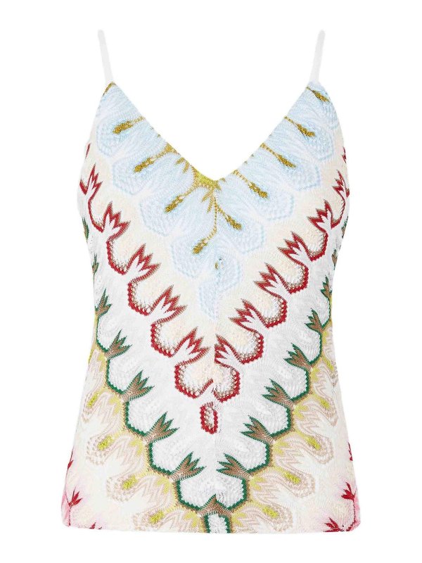 MISSONI: Tops und Tank Tops - Top - Blau