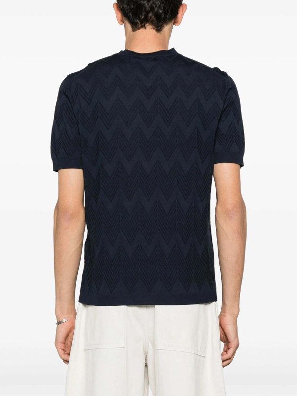 The Best Shops MISSONI: T-shirts - T-Shirt - Dunkelblau