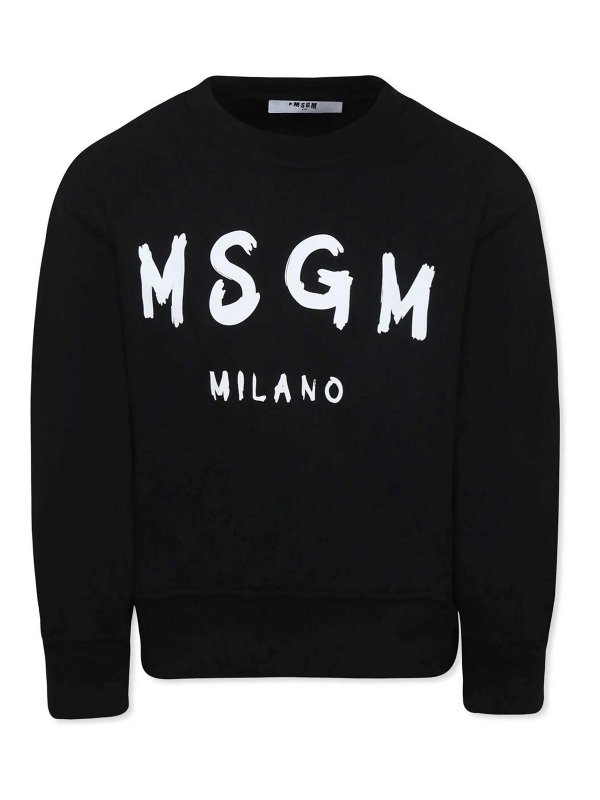 M.S.G.M. KIDS: Sudaderas y suéteres - Sudadera - Negro