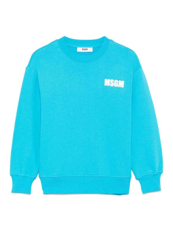 M.S.G.M. KIDS: Sweatshirts & Pulls - Sweat-Shirts - Bleu Clair