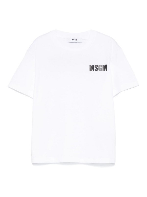 M.S.G.M. KIDS: T-shirts - T-Shirt - Weiß