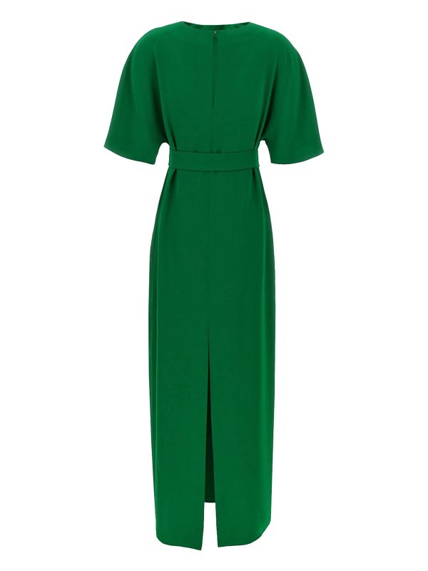 膝丈ドレス - 緑 shop online: P.A.R.O.S.H.