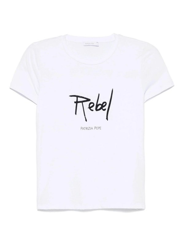 PATRIZIA PEPE: クルーネック - クルーネック - 白