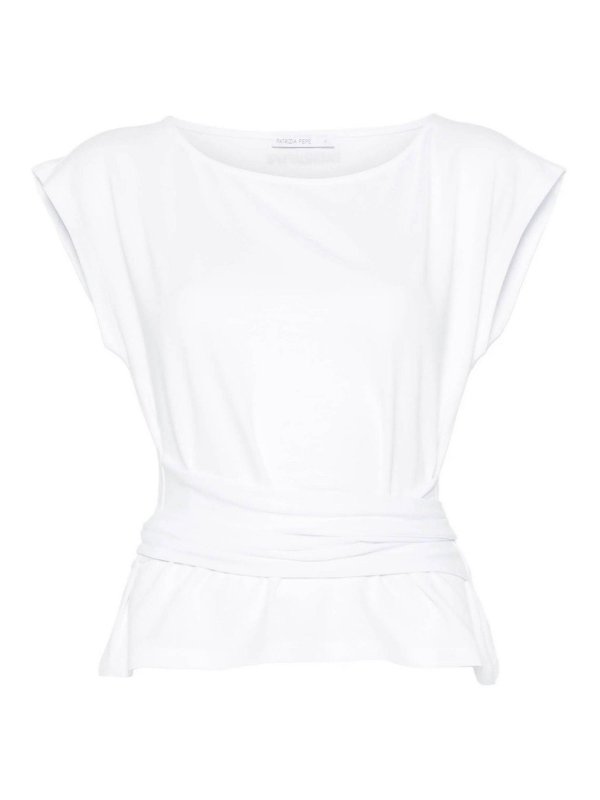 PATRIZIA PEPE: Camisetas - Camiseta - Blanco