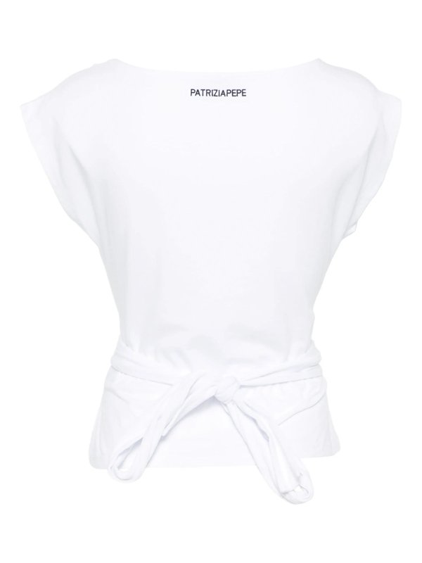 PATRIZIA PEPE: Camisetas online - Camiseta - Blanco