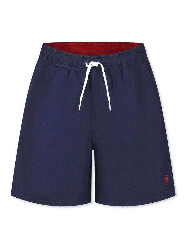 RALPH LAUREN: Shorts de bain - Short De Bain - Bleu Foncé