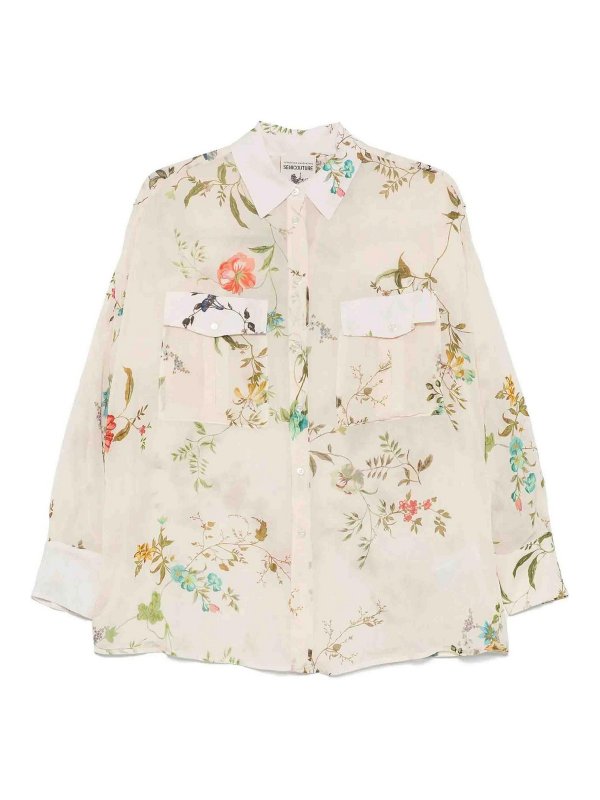 Semicouture: シャツ - シャツ - ライトブルー