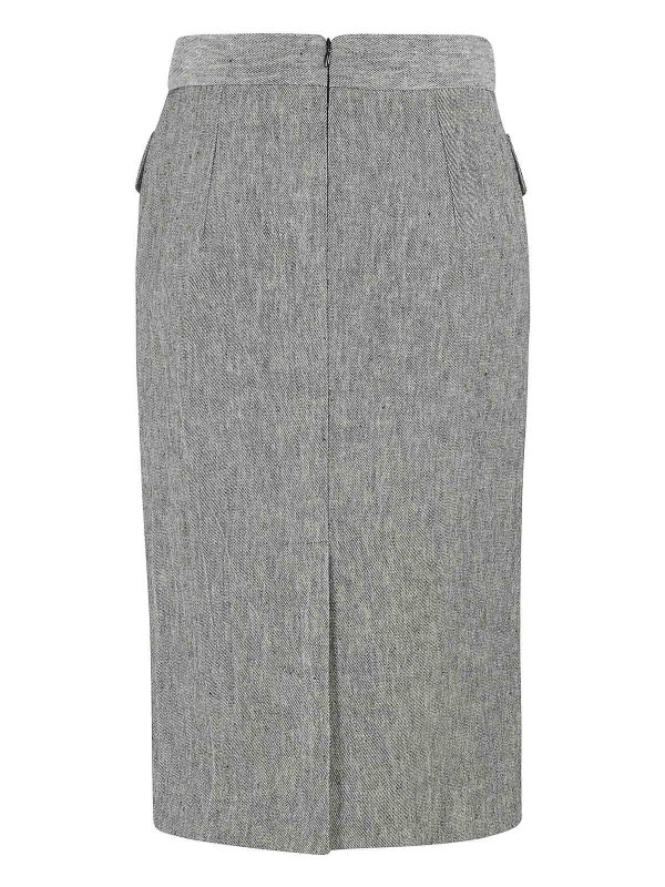 Semicouture: gonne al ginocchio  e longuette online - Luna