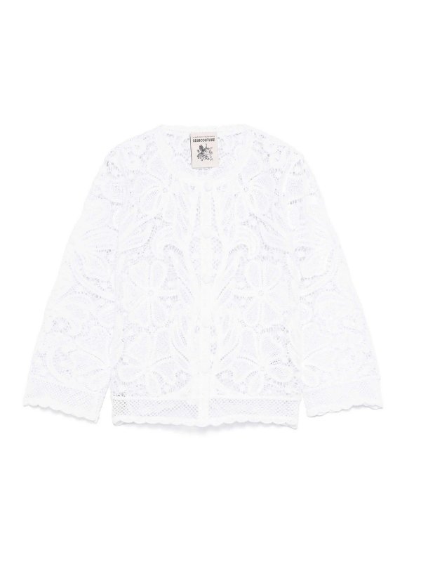 Semicouture: カーディガン - カーディガン - 白