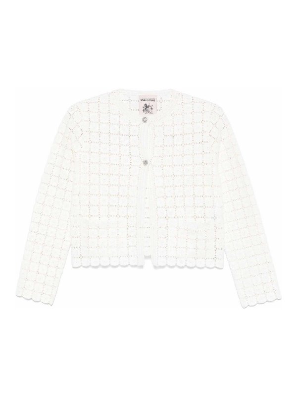 Semicouture: カーディガン - カーディガン - ベージュ