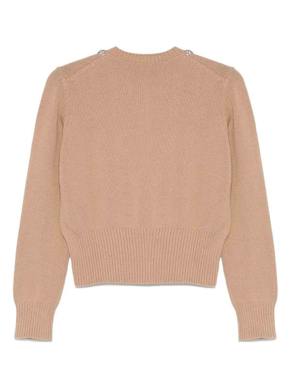 Semicouture: カーディガン online - カーディガン - ヌードカラー