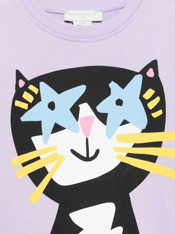 Stella McCartney Kids: Sudaderas y suéteres online - Sudadera - Púrpura Claro