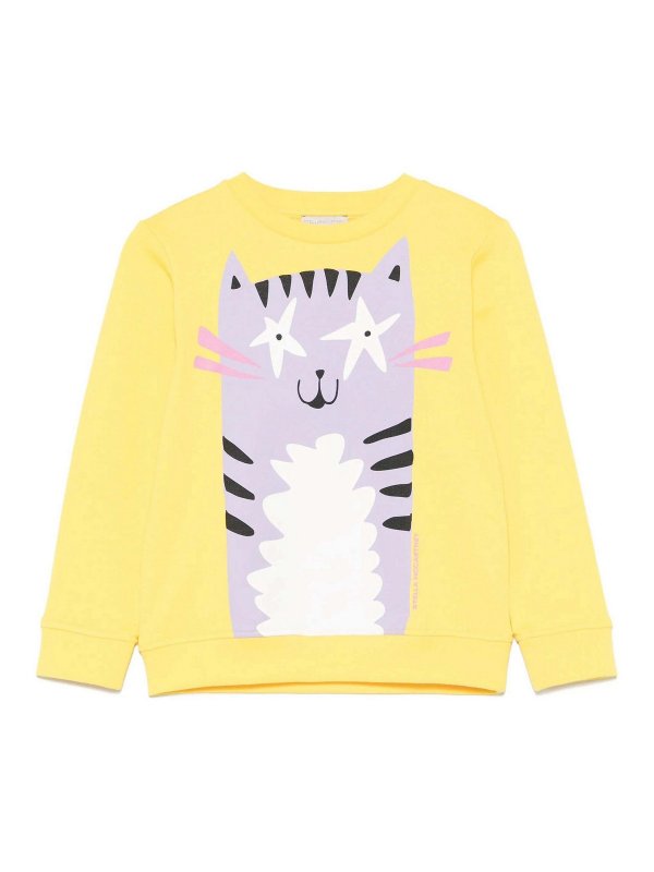 Stella McCartney Kids: Sweatshirts & Pulls - Sweat-Shirts - Jaune