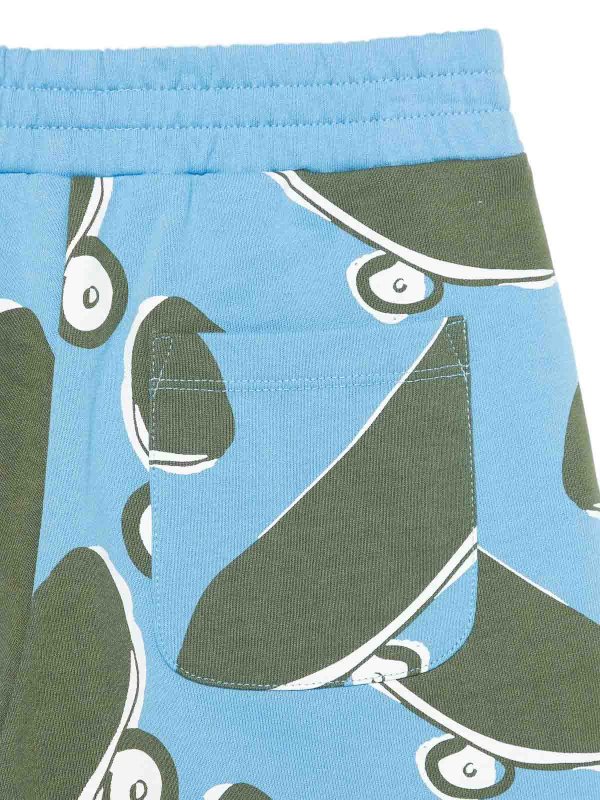 The Best Shops Stella McCartney Kids: Shorts - Short - Bleu Clair