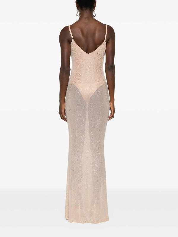 The Best Shops TWENTY FOURHAITCH: Knielange Kleider - Knielanges Kleid - Silber