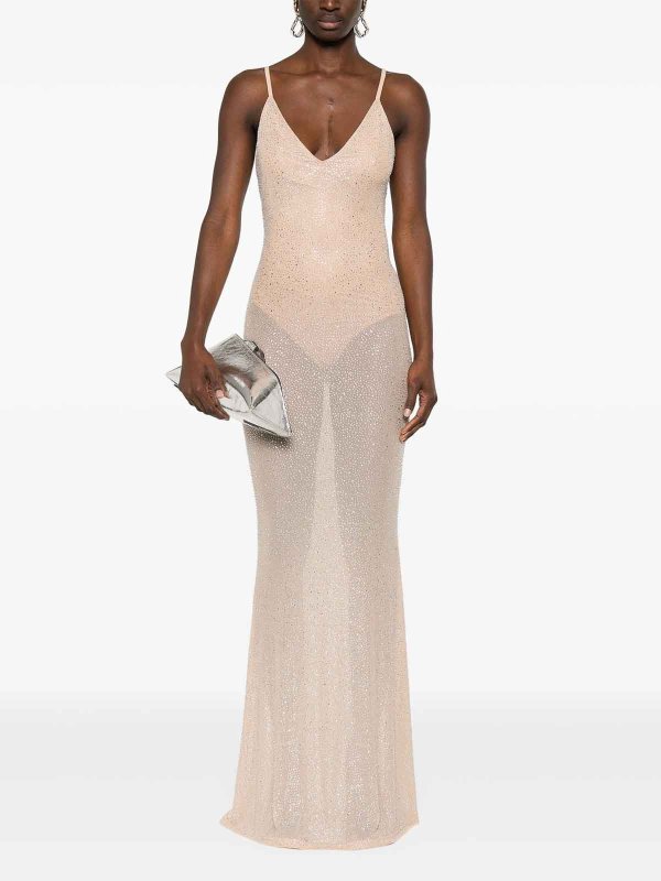 TWENTY FOURHAITCH buy online Knielanges Kleid - Silber