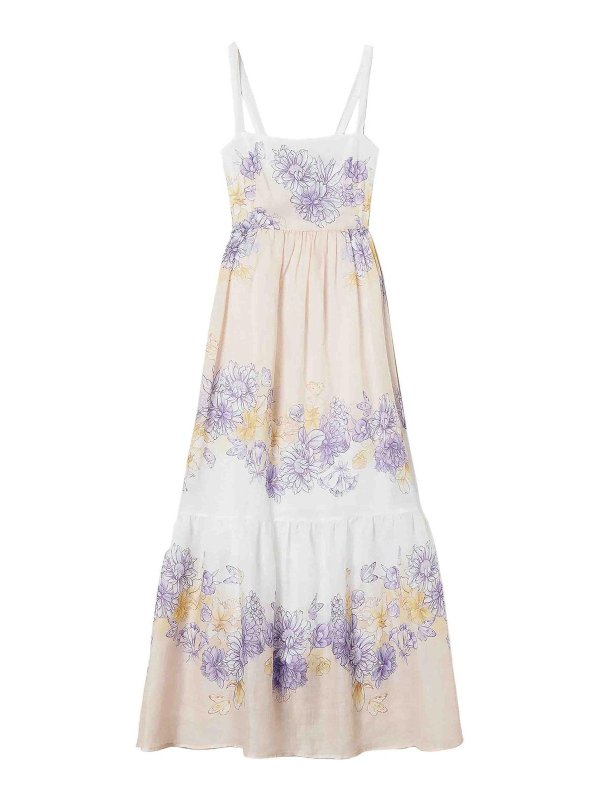 TWINSET: ニーレングスドレス - 膝丈ドレス - イエロー