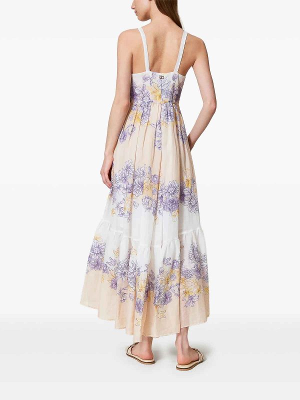 膝丈ドレス - イエロー shop online: TWINSET