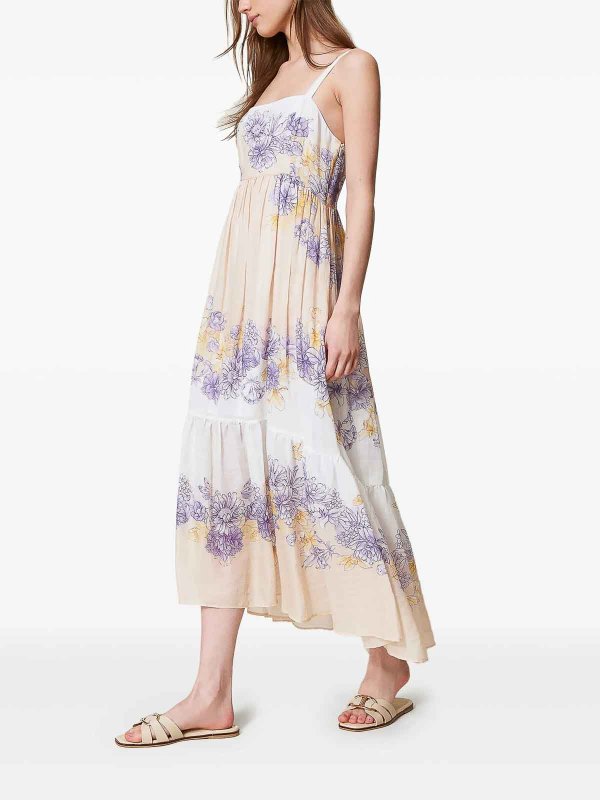 TWINSET buy online 膝丈ドレス - イエロー