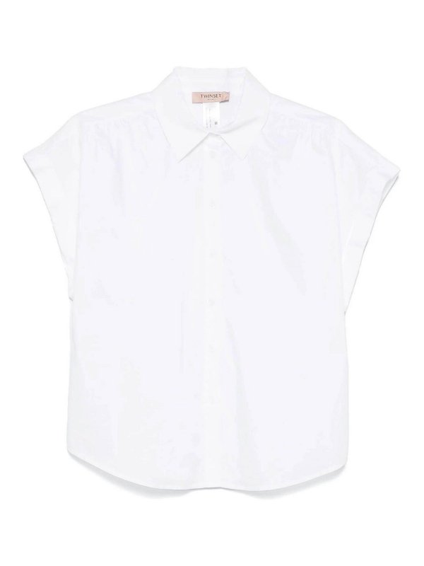 TWINSET: Hemden - Hemd - Weiß