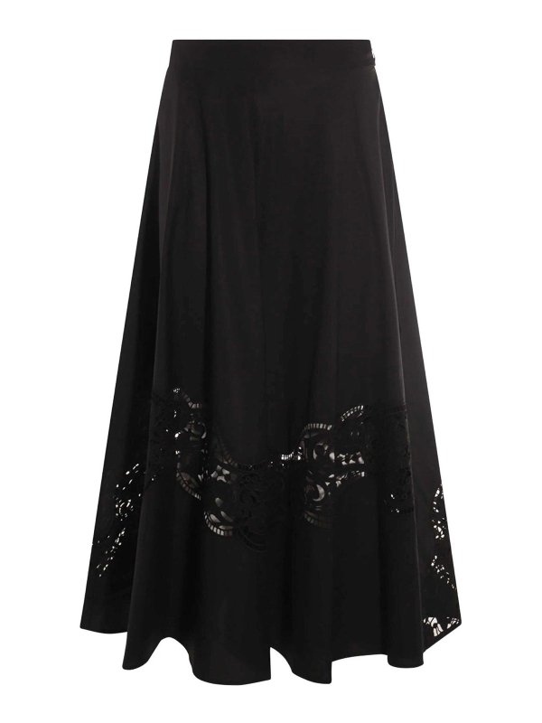 TWINSET: ニーレングススカート＆ミディ丈 - 膝丈/ミディスカート - 黒