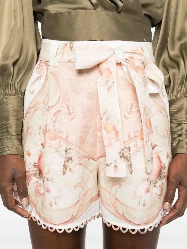 The Best Shops TWINSET: トラウザーショーツ - ショートパンツ - ライトレッド