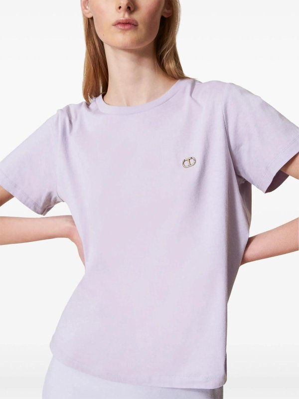 The Best Shops TWINSET: Camisetas - Camiseta - Púrpura Claro