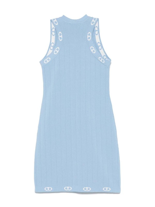 The Best Shops TWINSET: ニーレングスドレス - 膝丈ドレス - ブルー