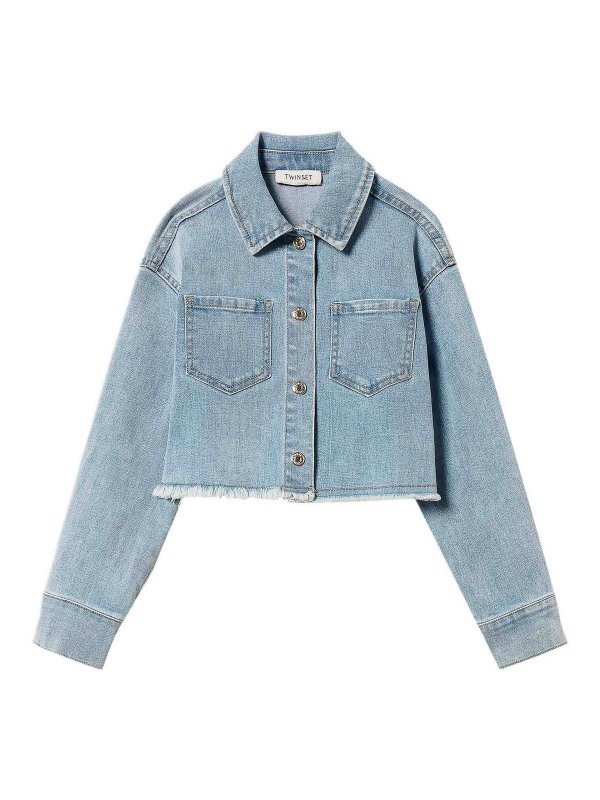 TWINSET: Chaquetas casual - Chaqueta Casual - Lavado Claro